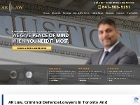 Criminal Defence Lawyer in Toronto — AR Law