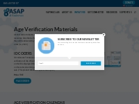 Age Verification Materials - ASAP of Anderson