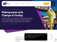 Making waves with Champs of the Bay   ASB Branded Merchandise