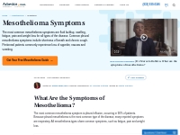 Mesothelioma Symptoms: Guide to Common Symptoms   Signs