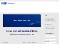 ASCH History - Australian Society of Clinical Hypnotherapists
