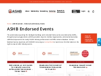 ASHB Events Calendar - Intelligent Buildings   Connected Home Industry