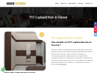 PVC Cupboard Work in Chennai at 150/Sq Ft | 9941151294