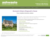 Domestic Waste Disposal and Handling Experts in Essex | Ashwaste Envir