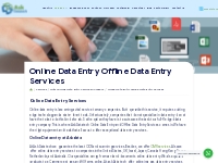 Online   Offline Data Entry Service At Best Price