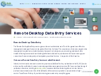 Remote Desktop Data Entry Services | Hire Virtual Assistant