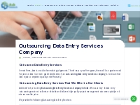 Outsourcing Data Entry Services Company in India | Ask Datatech
