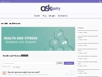 Health and Fitness - Askquiry