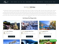 Summer Holidays in India | Best Tour Packages | Summer Destinations In