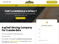 Asphalt Paving and Repair Company Fort Lauderdale, FL