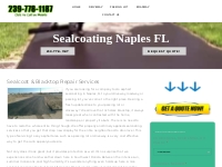Asphalt Sealcoating Naples FL | Driveway   Parking Lot