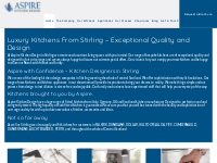 Kitchens Stirling | Perth | Falkirk | Kitchen Showrooms - Aspire Kitch