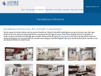 Handleless Kitchens Stirling | Handeless Doors – Aspire Kitchen Design