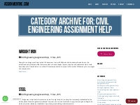 Civil Engineering Assignment Help Online Writing Service and Writer