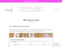 CBD Skincare Guide - Associated CBD