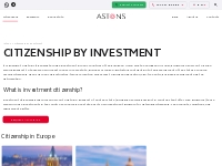 Citizenship By Investment Programs 2024 | Astons