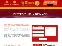 Best Psychic in New York - Astrologer Sai Ganesh Ji