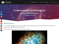 25 Mind Blowing Astronomy Facts [Infographic]