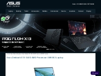 Asus Zenbook S13 OLED AMD Processor UM5302 Laptop|Intel Core i3/i5/i7 