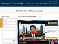 Georgia Criminal Defense Attorney - Andersen, Tate   Carr, P.C.