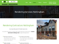 Rendering Contractors Nottingham - Render Services - ATK Plastering Lt