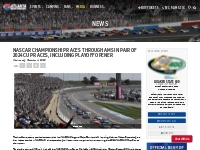 NASCAR championship races through AMS in pair of 2024 Cup races, inclu
