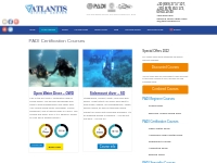 PADI Certification Courses - Atlantis Diving Resort