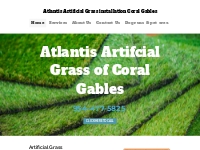 Atlantis Artificial Grass installation Coral Gables - Artificial Grass