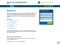 Atlas Car Removal Services |Cash for Cars Melbourne VIC