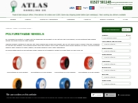 Polyurethane Castor Wheels | Polynylon Castor Wheels | Atlas Handling 
