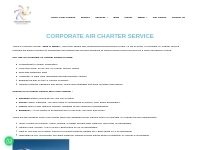 Corporate Air Charter Service - Atom Aviation Services