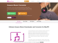 AudFree Amazon Music Converter and Downloader for Mac/PC