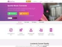 AudFree Spotify Music Converter for Windows and Mac