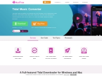 AudFree Tidal Music Converter for Mac/Windows