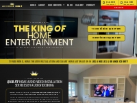 Audiovideoking Home Theater Installation   TV Wall Mounting   Home The
