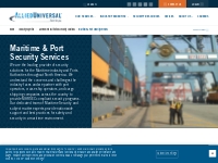 Maritime   Port Security Services | Allied Universal