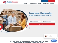 Interstate Removals Australia | Furniture Removalist Queensland