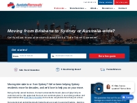 Moving from Brisbane to Sydney | Interstate Removalists | Austate