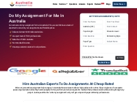 Do My Assignment Australia | Pay to Do My Assignments Online