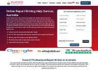 Best Report Writing Help Australia | Online Report Writing Service