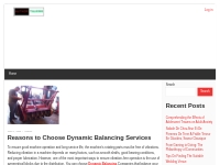Reasons to Choose Dynamic Balancing Services   Free Guest Posting and 