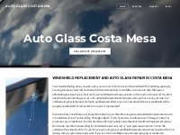 AUTO GLASS COSTA MESA - Auto Glass Costa Mesa, California