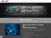Software Interfaces | Automated Results