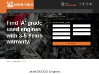 Buy Used Dodge Engines For Sale In USA - Free Shipping, Warranty