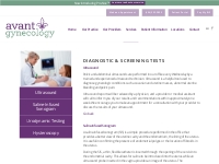 Diagnostic   Screening Tests - Avant Gynecology: Atlanta s GYN and Sur