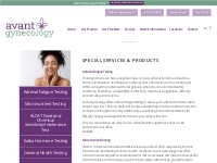 Special Services   Products - Avant Gynecology: Atlanta s GYN and Surg