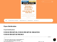 Flyers Distribution - Cheap Flyers Printing, Brochures, Postcard, Sing