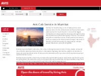 Taxi and Cab Booking Services In Mumbai Near Me - Avis.co.in