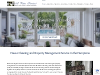 House Cleaning and Property Management Service in the Hamptons