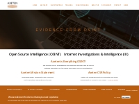 OSINT Training & Investigation services from Axeten
